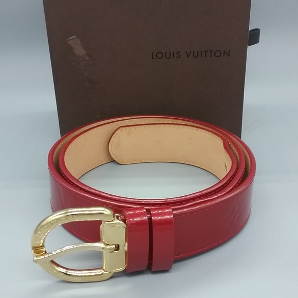 Louis Vuitton Vernis Monogram Belt